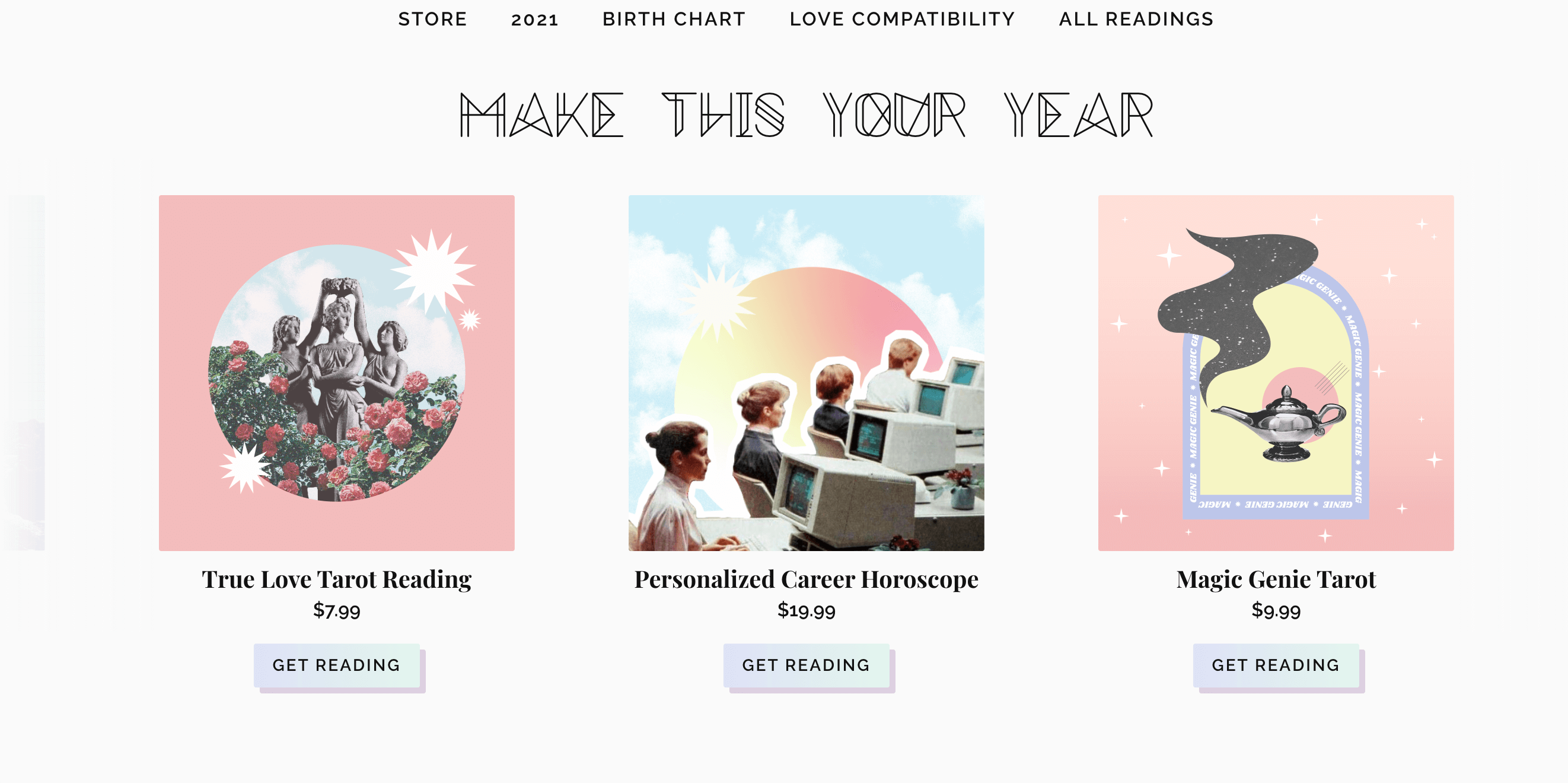 book a reading at horoscope.com